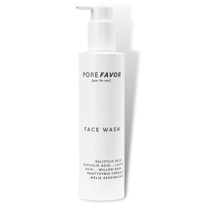 AHA & BHA FACE WASH - PORE FAVOR USA